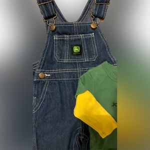 John Deere Onesie & Overalls Outfit
